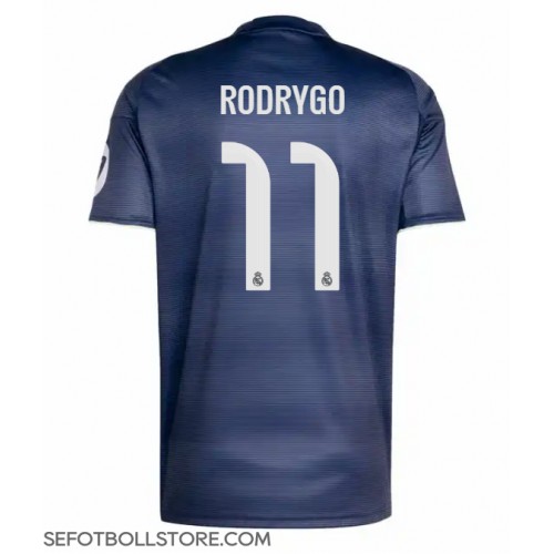 Real Madrid Rodrygo Goes #11 Replika Bortatröja 2025-26 Kortärmad Real Madrid Rodrygo Goes #11 Replika Bortatröja 2025-26 Kortärmad